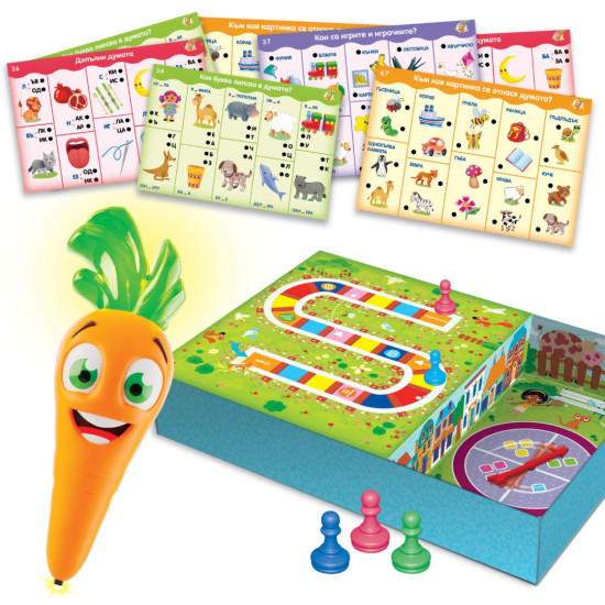 Образователна интерактивна игра Lisciani Giochi Carotina Baby - 1000 въпроса | Игри и играчки