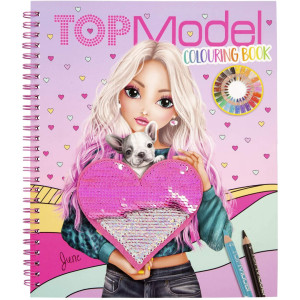 Top Model colouring book 