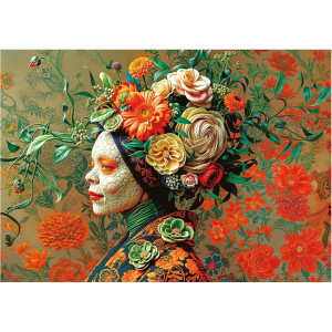 Пъзел Educa от 1000 части - Кралицата на гущерите