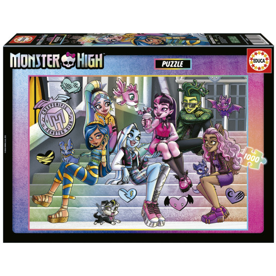 Пъзел Educa от 1000 части - Monster High