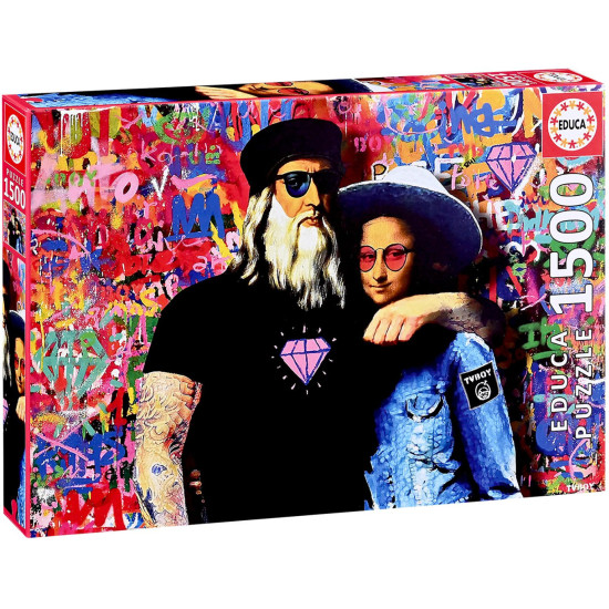 Пъзел Educa от 1500 части - Лео и Лиза