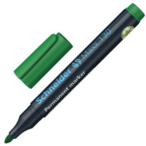 Перманент маркер Schneider Maxx 130 - С объл връх, 3 mm, зелен