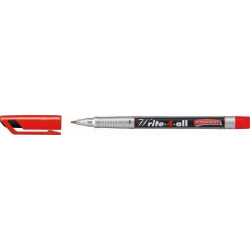 Перманентен тънкописец Stabilo - Write-4-All, 0.7 mm, червен Перманентен тънкописец Stabilo - Write-4-All, 0.7 mm, червен