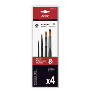 MP Artix четки комплект 4 бр. кръгли 