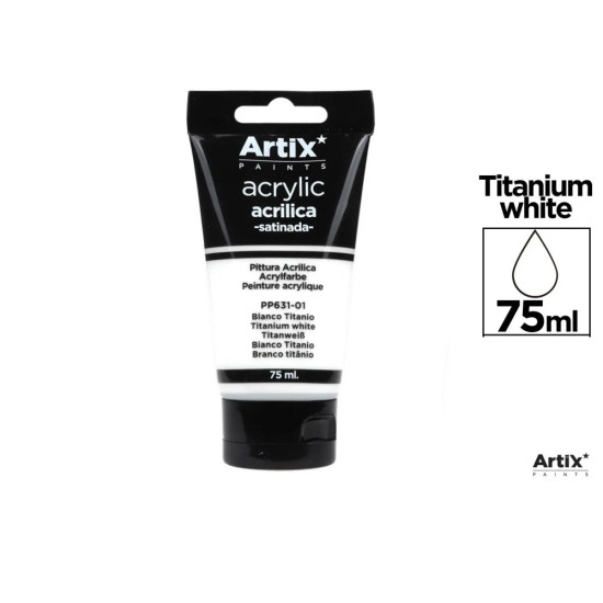 Акрилна боя титаниум бяла 75 ml Акрилна боя титаниум бяла 75 ml