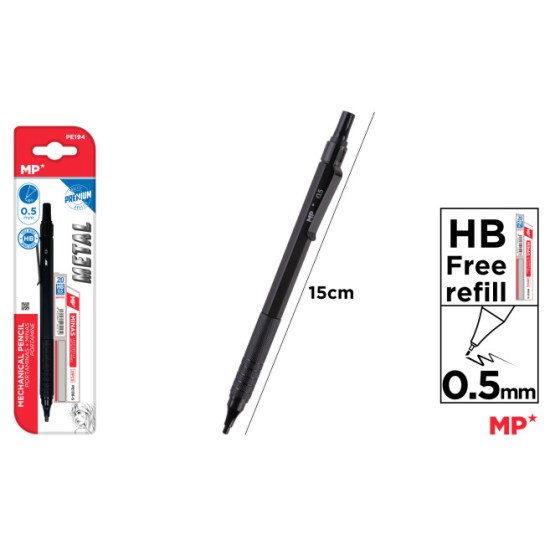 Автоматичен молив + 20 бр графити HB 0.5MM Автоматичен молив + 20 бр графити HB 0.5MM