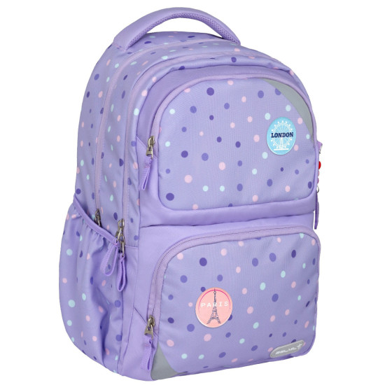 Раница с магнитни значки Belmil - Purple Dots Раница с магнитни значки Belmil - Purple Dots