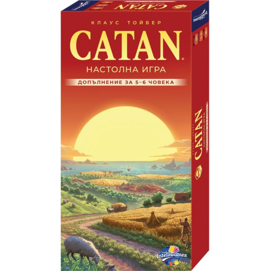 Разширение за настолна игра Catan - Заселниците на Катан - допълнение за 5-6 играча Разширение за настолна игра Catan - Заселниците на Катан - допълнение за 5-6 играча