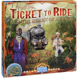 Разширение за настолна игра Ticket to Ride - Heart of Africa Разширение за настолна игра Ticket to Ride - Heart of Africa