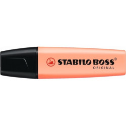 Маркер тип хайлайтър, STABILO, Boss Original Pastel, Peach  Маркер тип хайлайтър, STABILO, Boss Original Pastel, Peach