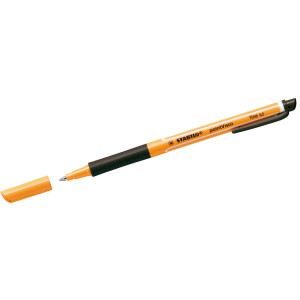 Ролер Stabilo pointVisco - 0.5 mm, черен, с гел мастило