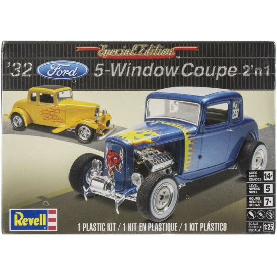 Сглобяем модел Revell Съвременни: Автомобили - Ford Coupe 2n1 1932