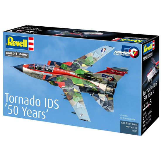 Сглобяем модел Revell Военни: Изтребител Panavia Tornado IDS, 50-та годишнина Сглобяем модел Revell Военни: Изтребител Panavia Tornado IDS, 50-та годишнина