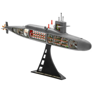 Сглобяем модел Revell Военни: Кораби - Подводница S.S.B. Abraham Lincoln