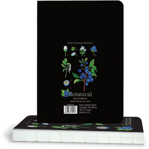 Скицник Drasca Botanical - Blueberry, 100 g, 80 листа