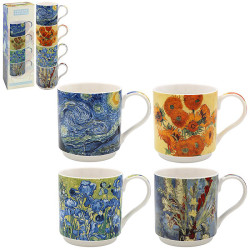 Комплект от четири чаши на Van Gogh 