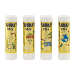 Сухо лепило UHU Stic Gold, 8.2 гр., асортимент