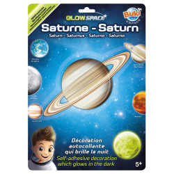 Светеща в тъмното планета Buki Space - Сатурн Светеща в тъмното планета Buki Space - Сатурн