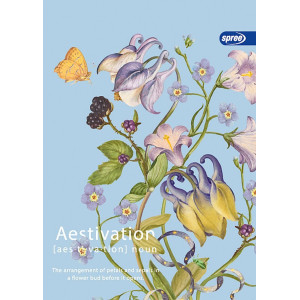 Тетрадка Spree Floral - А4, 42 листа, широки редове, асортимент