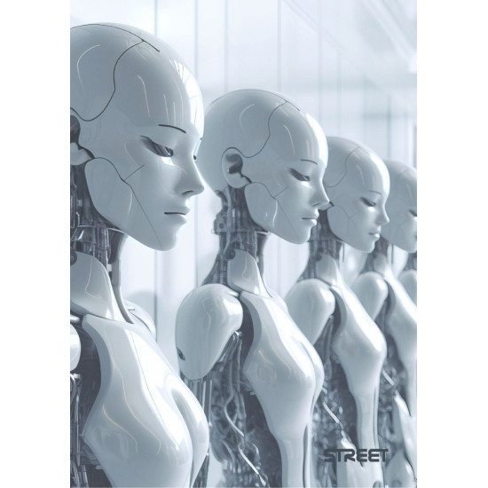 Тетрадка Street AI А4, 60 листа с широки редове, асортимент Тетрадка Street AI А4, 60 листа с широки редове, асортимент