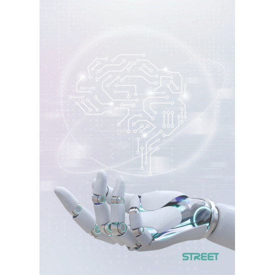 Тетрадка Street AI А4, 60 листа с широки редове, асортимент Тетрадка Street AI А4, 60 листа с широки редове, асортимент