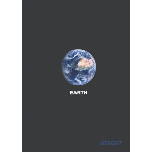 Тетрадка Street Planets А5, 60 листа - широки редове