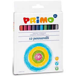 Цветни флумастери Primo - Fine Point, 12 цвята Цветни флумастери Primo - Fine Point, 12 цвята