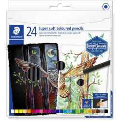 Цветни моливи Staedtler DJ - Super soft, 24 цвята Цветни моливи Staedtler DJ - Super soft, 24 цвята