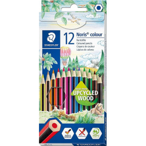 Цветни моливи Staedtler Noris Colour 185 - 12 цвята + Noris