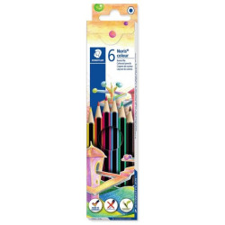 Цветни моливи Staedtler Noris Colour 185 - 6 цвята Цветни моливи Staedtler Noris Colour 185 - 6 цвята