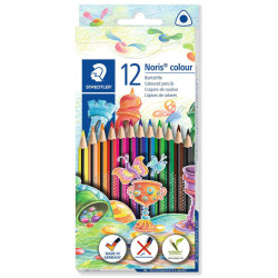 Цветни триъгълни моливи Staedtler Noris Colour 187 - 12 цвята Цветни триъгълни моливи Staedtler Noris Colour 187 - 12 цвята