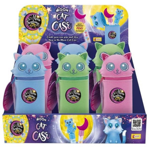 Творчески комплект Lisciani Giochi - Направи си сам химикалки в калъфче на коте, асортимент