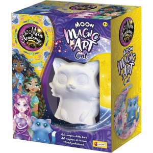 Творчески комплект Lisciani Giochi - Оцвети сам гипсова фигурка на коте