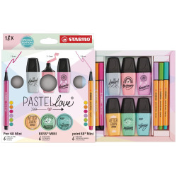 Творчески комплект Stabilo Pastel Love - 18 части Творчески комплект Stabilo Pastel Love - 18 части