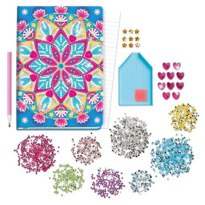 Творчески комплект Totum - Декорирай сам дневник с диаманти, Мандала