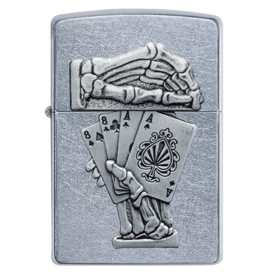Запалка Zippo - Dead Man's Hand Emblem Design