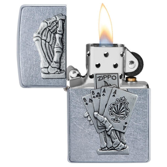 Запалка Zippo - Dead Man's Hand Emblem Design