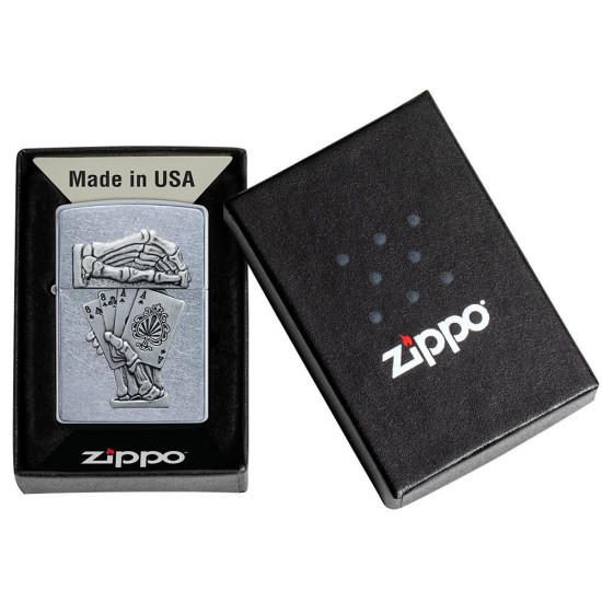 Запалка Zippo - Dead Man's Hand Emblem Design