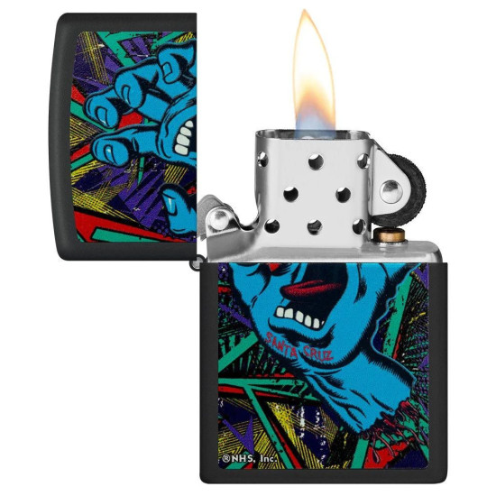 Запалка Zippo - Santa Cruz Black Light