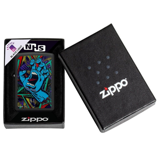 Запалка Zippo - Santa Cruz Black Light