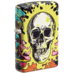 Запалка Zippo - Skull Design, Glow in the Dark