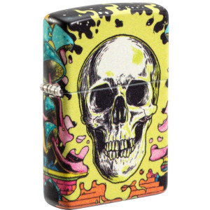 Запалка Zippo - Skull Design, Glow in the Dark