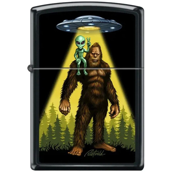 Запалка Zippo Rick Rietveld - Bigfoot and Alien Запалка Zippo Rick Rietveld - Bigfoot and Alien