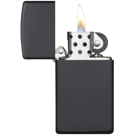 Запалка Zippo Slim - Black Matte