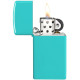 Запалка Zippo Slim - Flat Turquoise