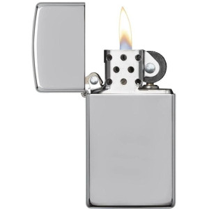 Запалка Zippo Slim - High Polish Chrome