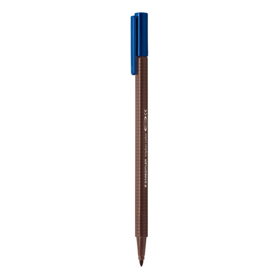 Флумастри Staedtler 323, триъгълни, кафяв