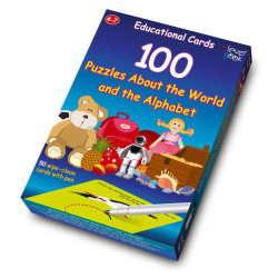100 Puzzels About the Word and the Alphabet: Еducational Cards / 100 игри за света и буквите: Активни карти