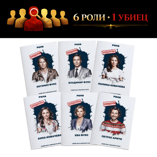 Настолна игра: Убийство в имението Фукс |