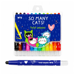 SO MANY CATS Механични пастели  12 бр.